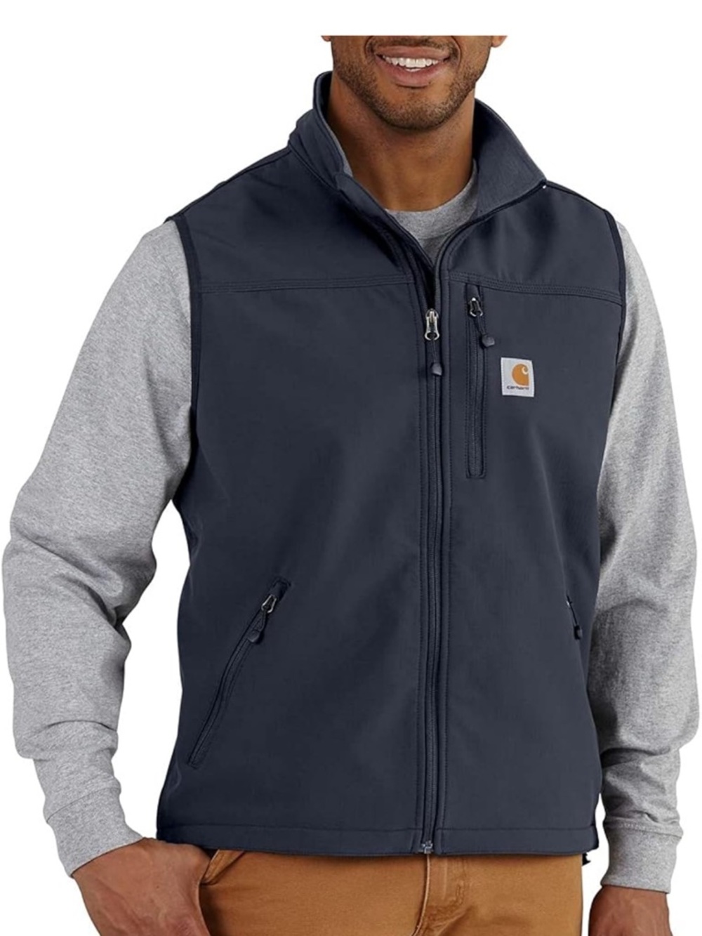 Carhartt Men's Denwood Vest, Navy Size XL